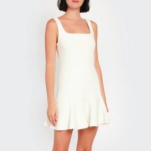 Cinq A Sept Reeve Mini Dress in Ivory